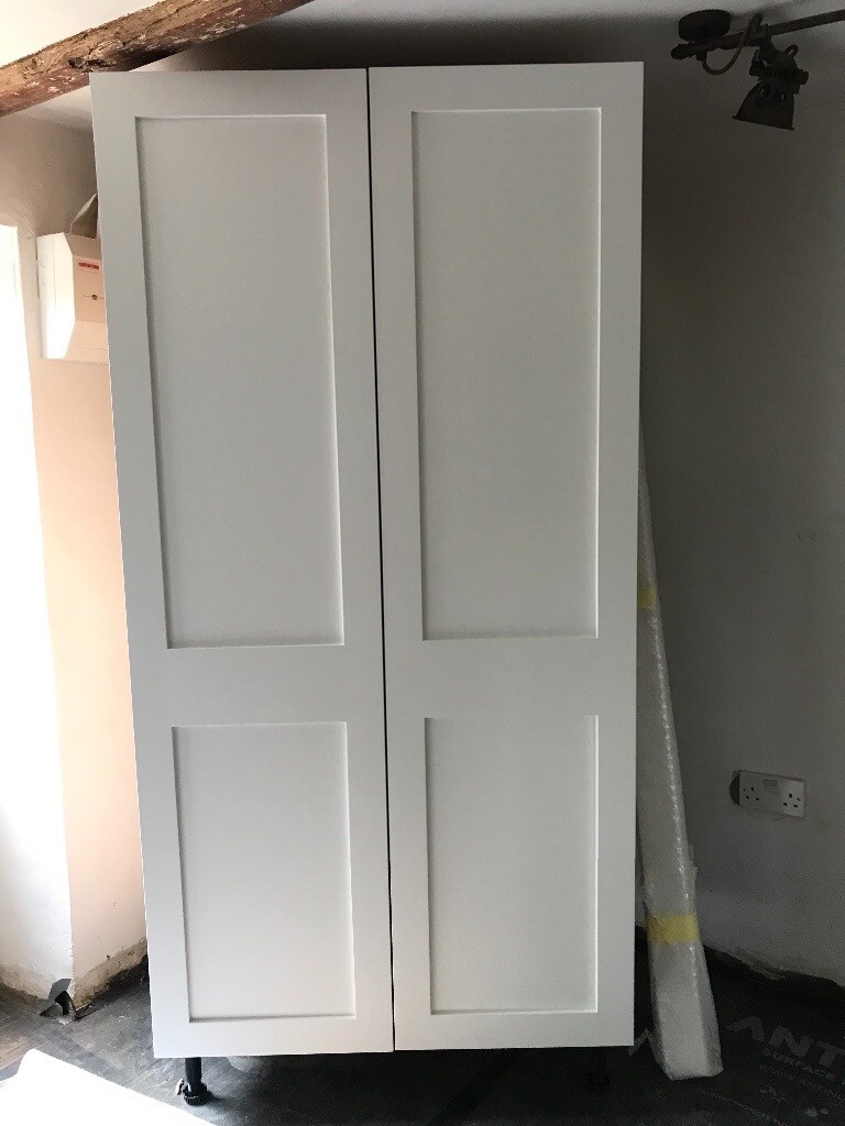 Tall Double Door Bespoke Cupboard For Kitchen Or Utility Room In