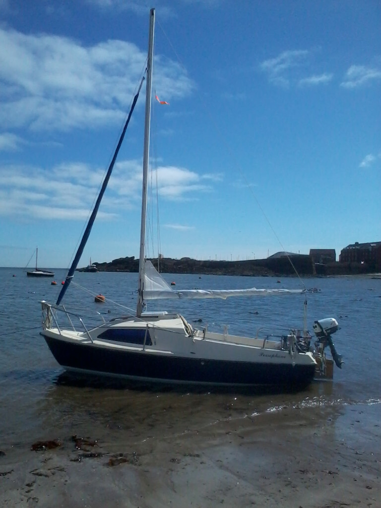 Skipper 17 sailing boat with road trailer in Kinross, Perth and