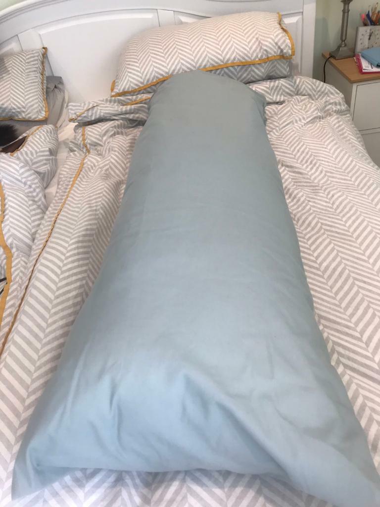 Bed bolster with 2 pillow cases. in Lymington, Hampshire Gumtree