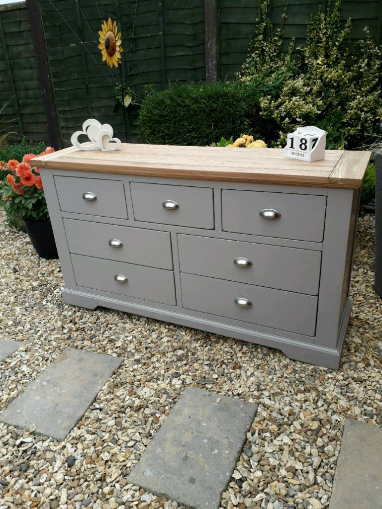 Oak furniture land st Ives large chest of drawers in Telford