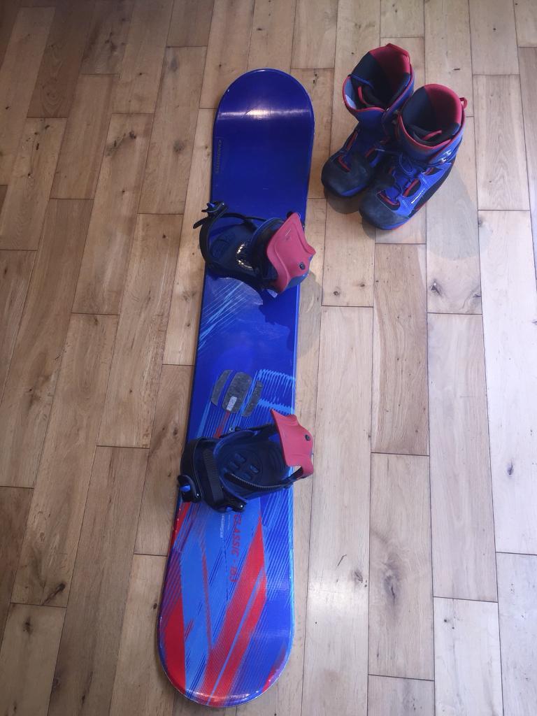 SALOMON Classic 163 SNOWBOARD & SALOMON S2 Bindings Large & SALOMON SYNAPS Boots size 10 (SOLD