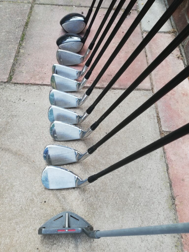 MacGregor Tourney Graphite Golf Clubs 3PW, 3 wood, 1 wood + putter