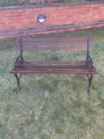 Hardwood Ash timber Garden bench seat slats for cast iron 