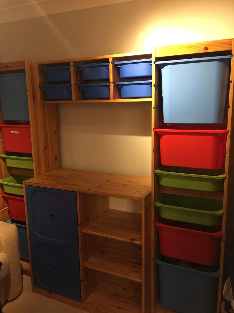 Large Ikea storage unit with plastic draws in Newcastle, Tyne and