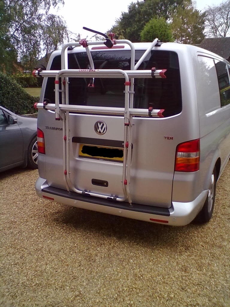 vw t5 tailgate bike rack