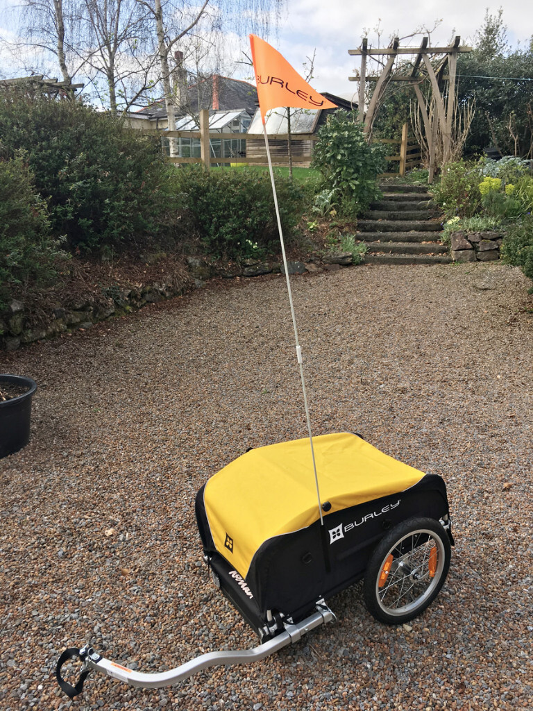 Burley Nomad touring bicycle trailer almost immaculate in Totnes
