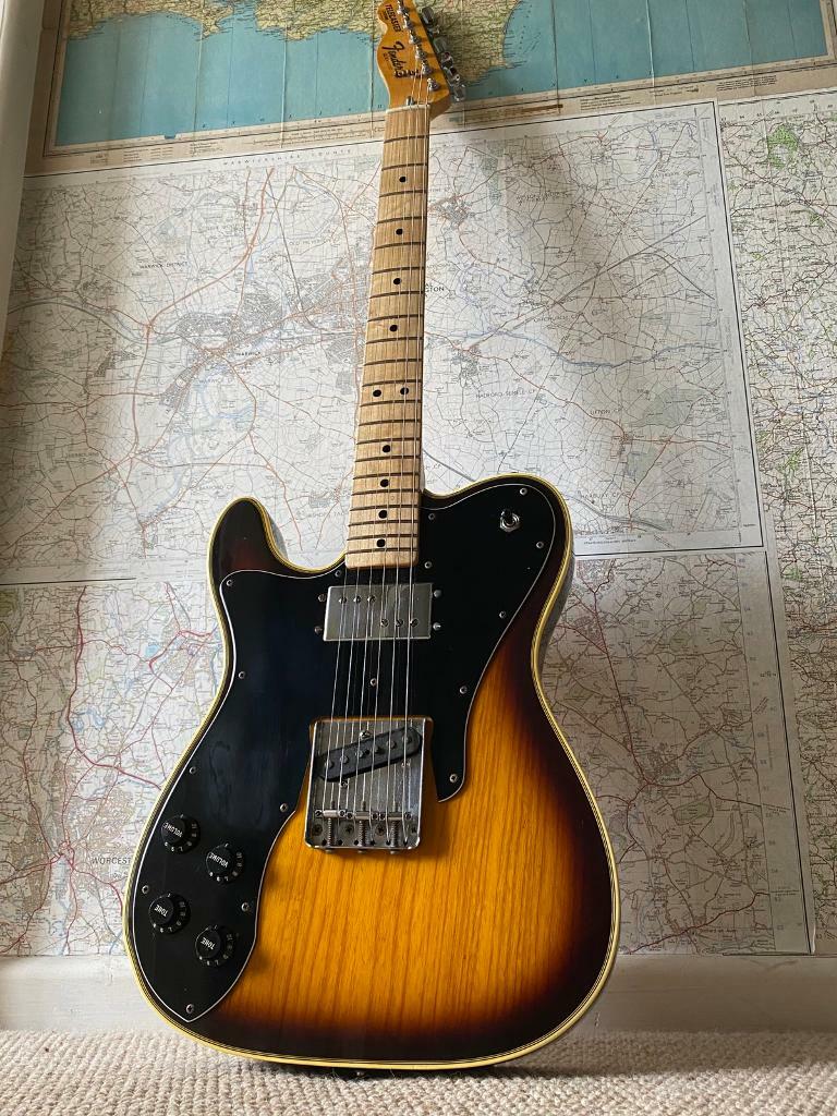 Fender Telecaster Custom 1978 electric guitar Left handed lefty double