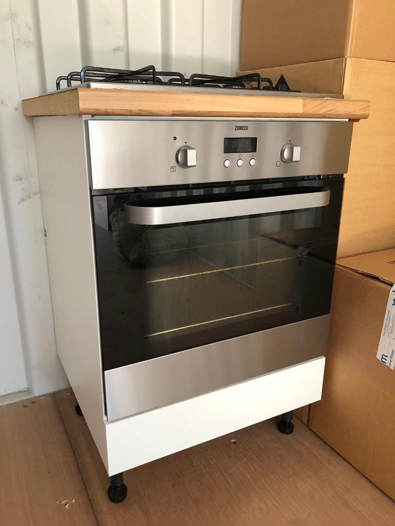 Zanussi Stainless Steel Electric Single Integrated / Built In Fan Oven