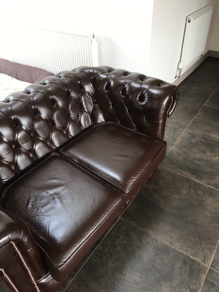 Vintage Chesterfield Leather Sofa In Rugby Warwickshire Gumtree