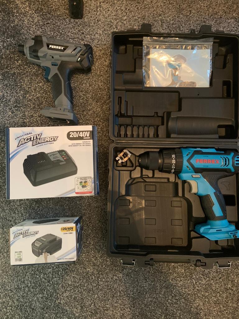 Ferrex 20v drill and impact driver in Glasgow Gumtree