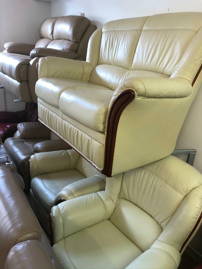 Ex gillies quality second hand leather italion suites in Broughty