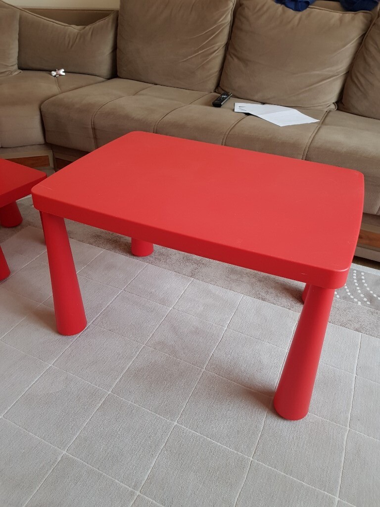 Ikea Mammut Children S Table With 3 Chairs In Sutton London