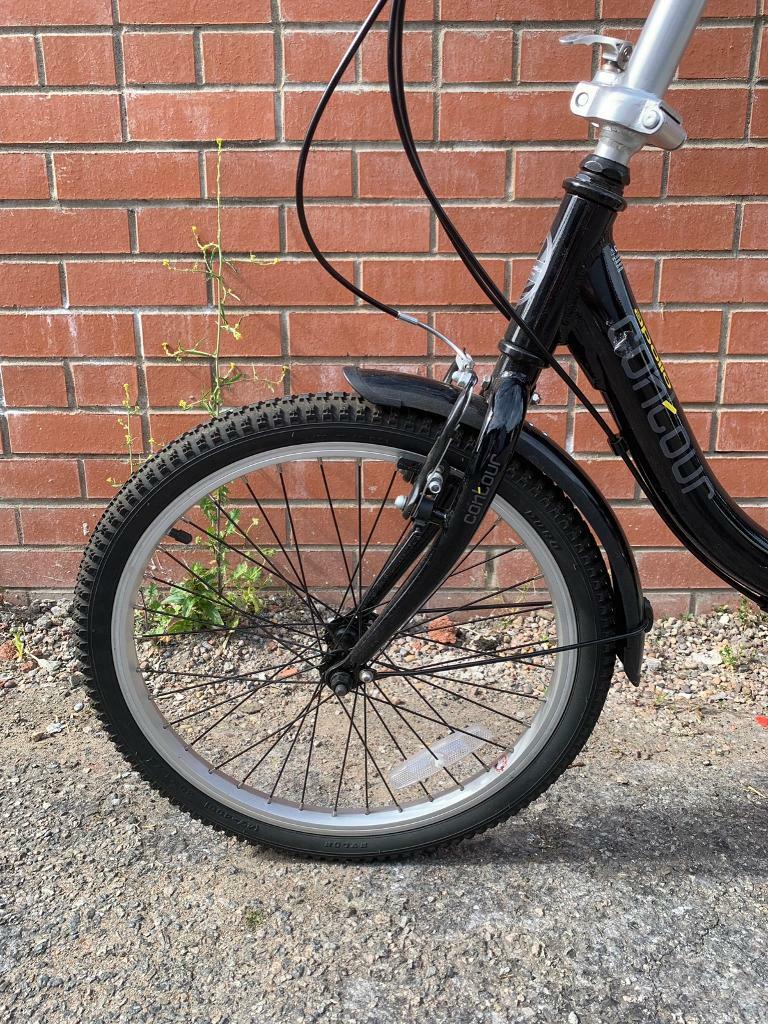 Apollo Contour 7 Speed Shimano Folding Bike With Rear Mounted Rack