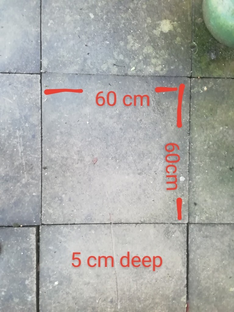 Wanted !!!!!! 1 to 12 concrete paving slabs, 60x 60 x 5 cm in Binley