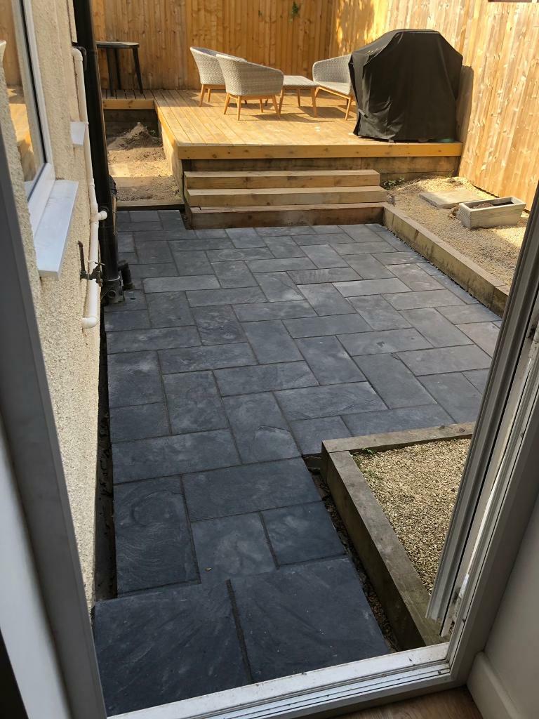 Patio / Paving Slabs Marshalls Black Limestone (Brand New) in