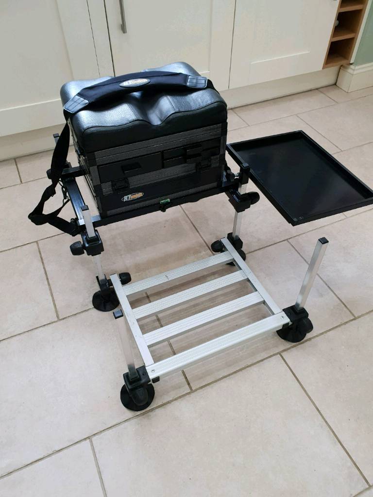 Carp course rt match carbonite fishing seat box in South Woodham