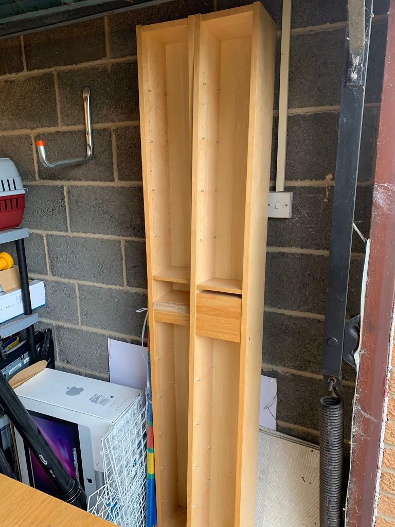 2 x ikea Billy cd towers in birch finish. in Newark, Nottinghamshire