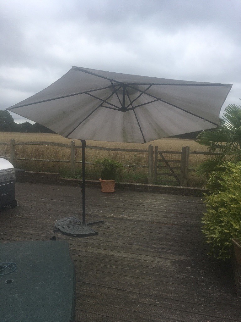 Asda garden parasol cantilever umbrella in Horsham, West Sussex Gumtree