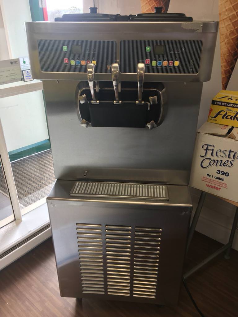 Pro serve whipped ice cream machine price drop . Again . Summer sun
