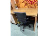 Large study desk or table without glass top or chairs 
