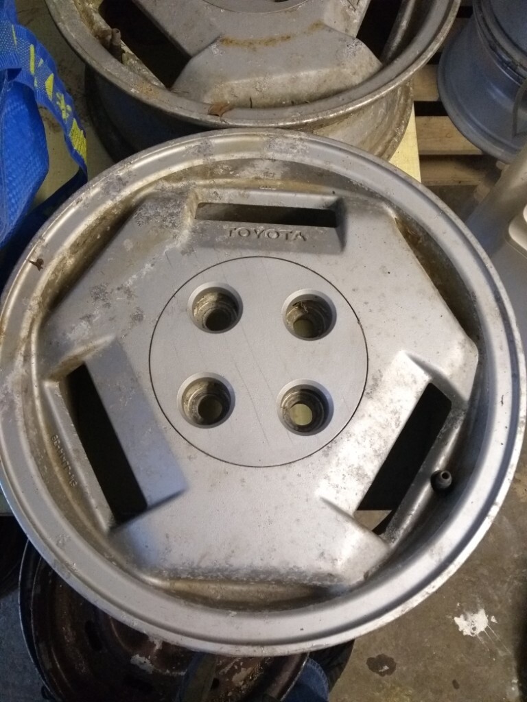 Set of Toyota 14 Inch Alloy Rims Wheels 4 Stud in West London Area in Greenford, London Gumtree