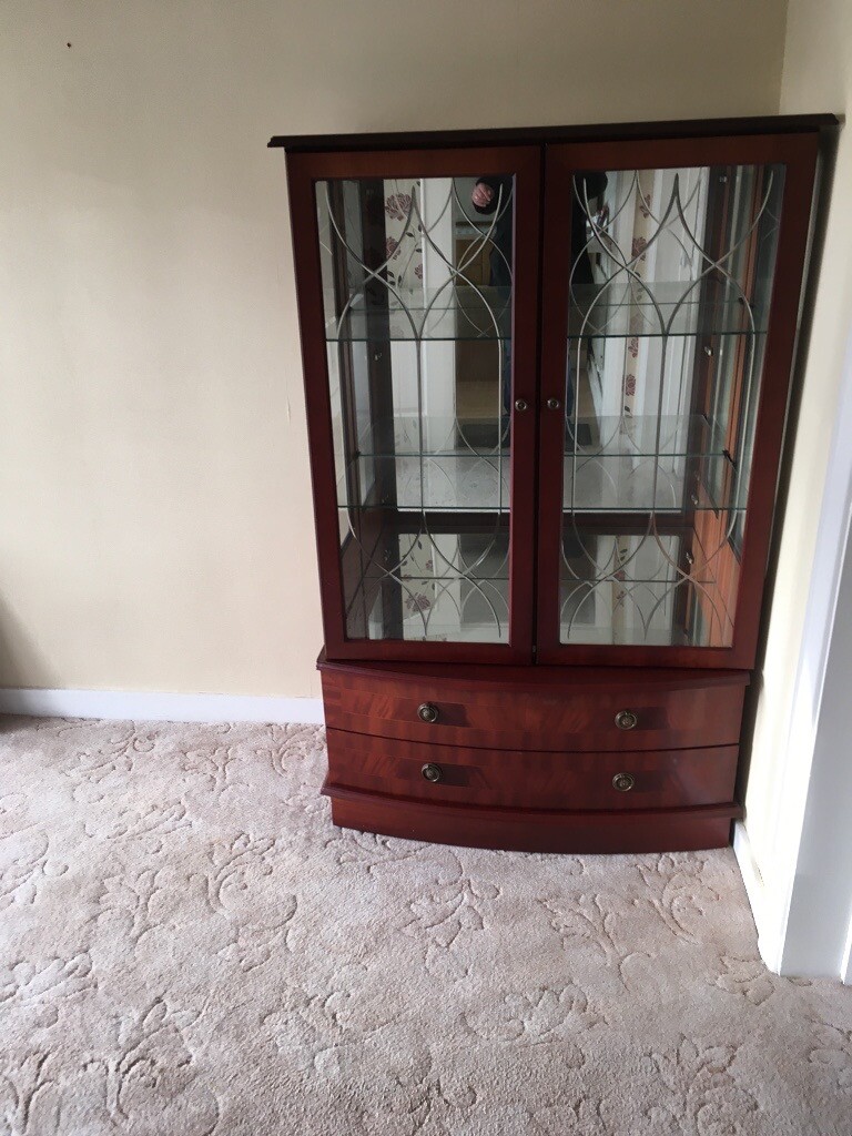 Mahogany Glass Display in Aston, South Yorkshire Gumtree