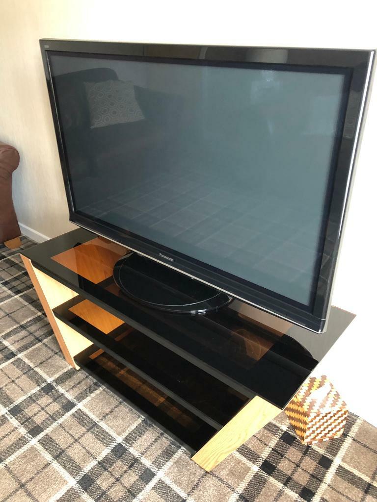 Panasonic 50” Plasma TV and Designer Unit for sale in Lanark, South