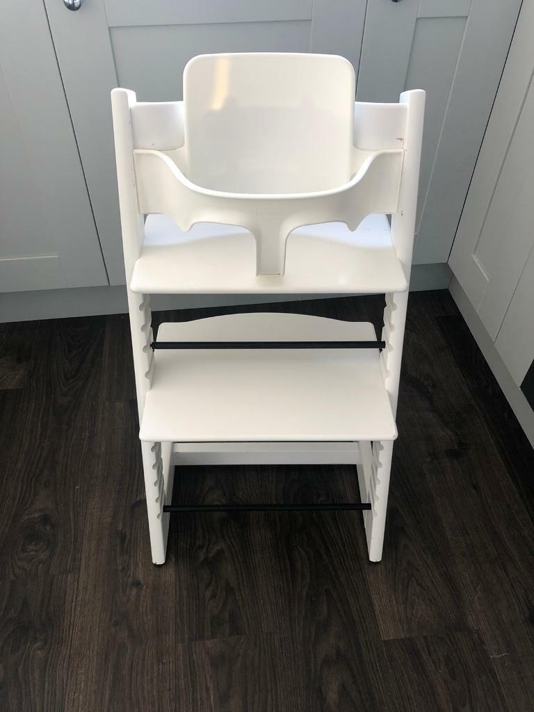 Stokke Tripp Trapp High Chair White in Hartlepool, County Durham