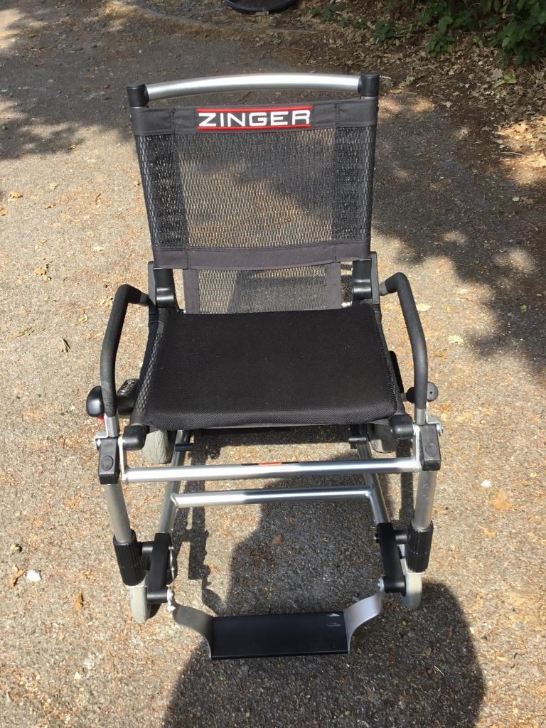 Wheelchair zinger folding battery powered in Chineham, Hampshire