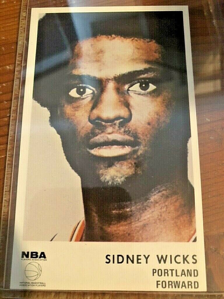 1972 Icee Bear Card #20 Sidney Wicks NM-MT Rookie Card . rookie card picture
