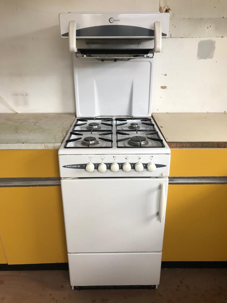 Retro Freestanding Cooker gas grill and hob and electric cooker unit