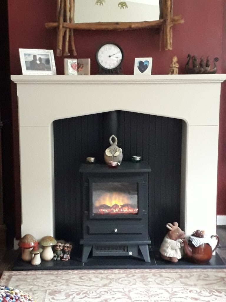 fake electric log burner