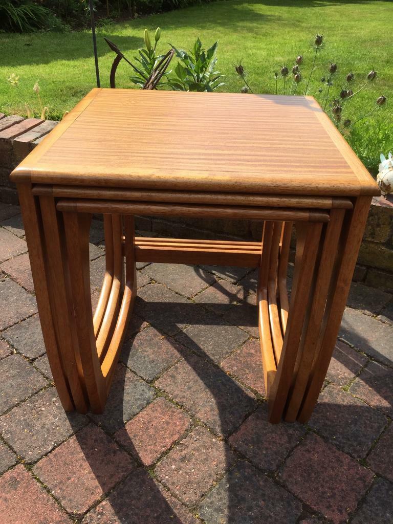Teak Nest of Tables in Arnold, Nottinghamshire Gumtree