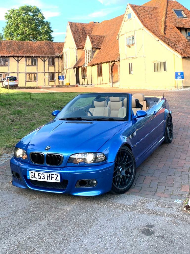 03 Bmw E46 M3 3 2 Convertible Individual In Estoril Blue Hpi Clear 79k Miles Full Service History In Slough Berkshire Gumtree