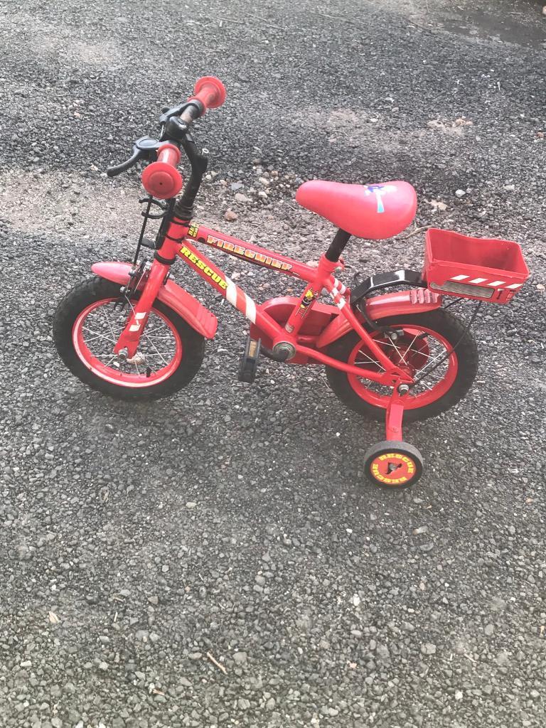 12 inch fire rescue bike