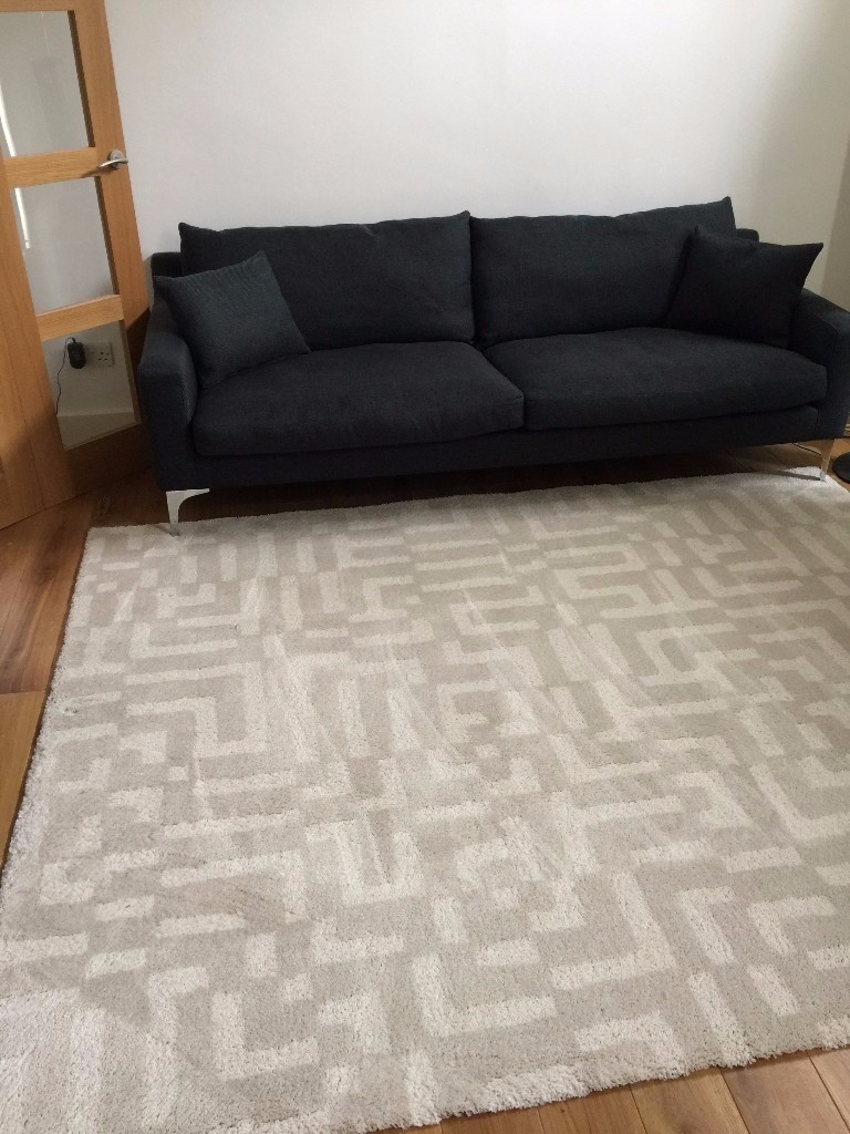 IKEA Fakse Rug (off-white geometric) | in Notting Hill, London | Gumtree