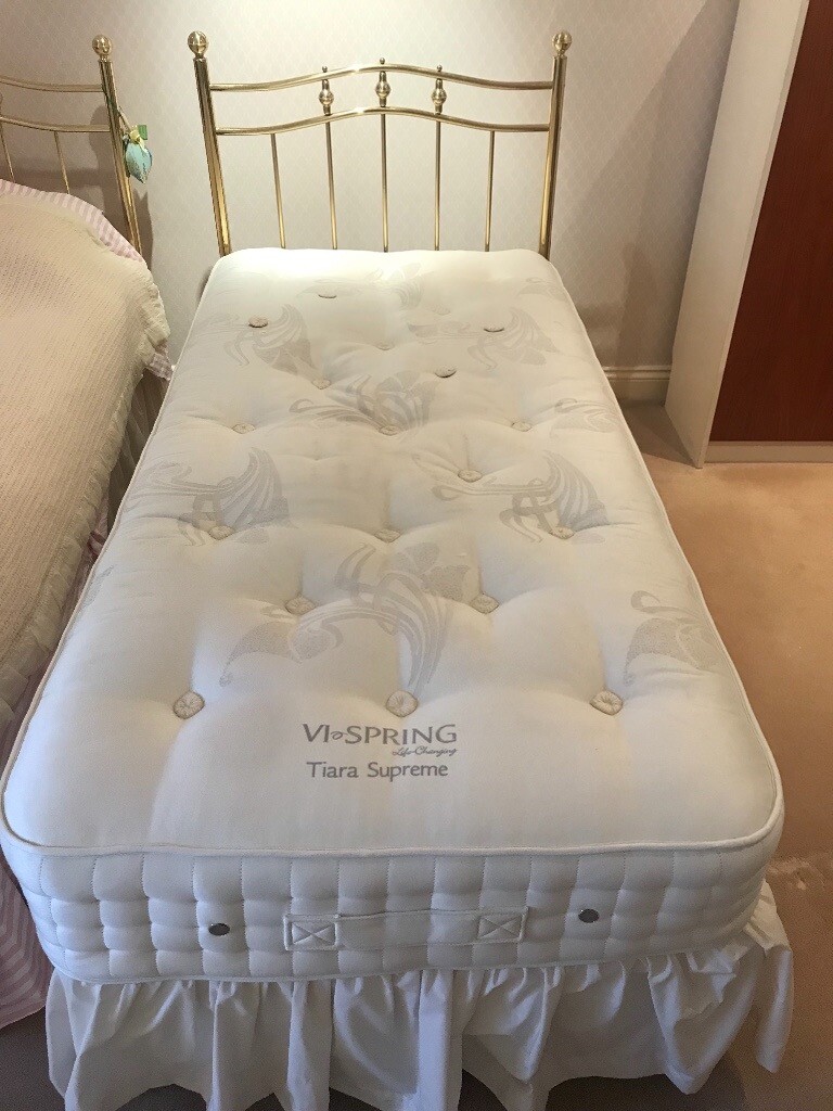 ViSpring Tiara Supreme Single Bed with Mattress Great Condition