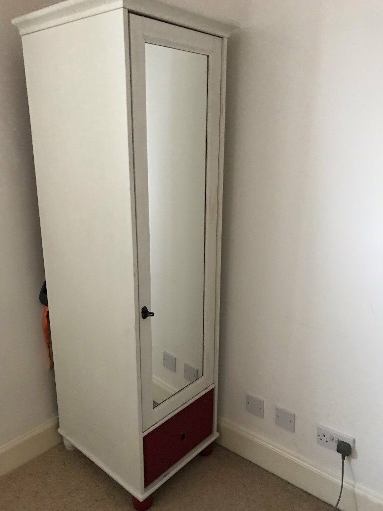 Small Wardrobe With Mirror And Drawer In Melrose Scottish
