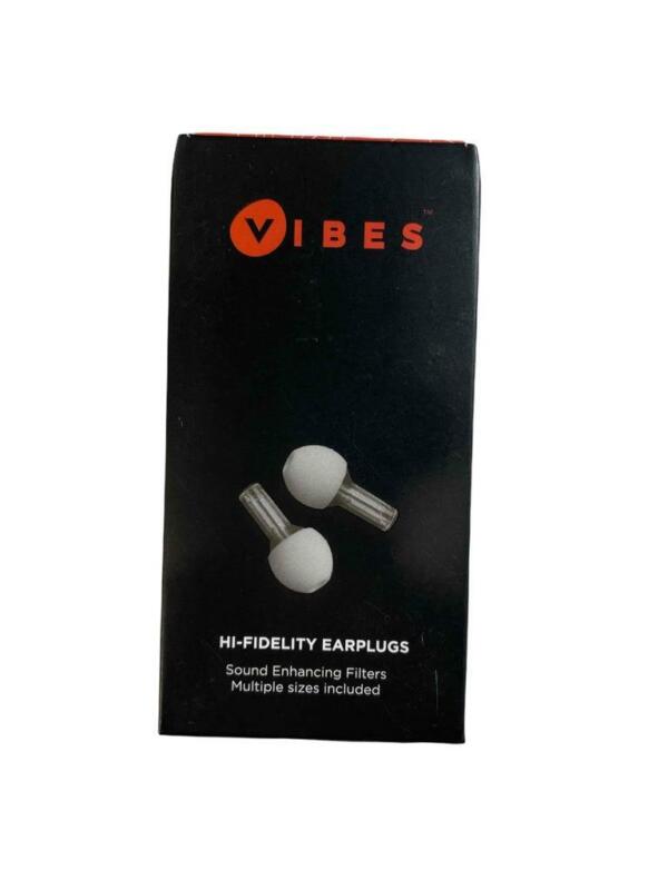 NEW Vibes Hi-Fidelity Earplugs Sound Enhancing Filters Noise Reduction With Case