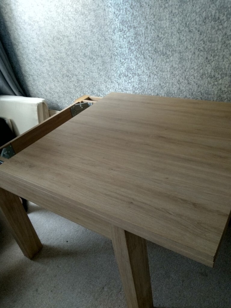 Square to rectangle extendable dining table in East Kilbride, Glasgow