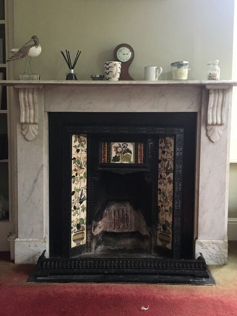 Victorian fireplace with original tiles. in Bath, Somerset Gumtree