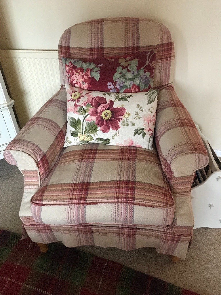 Laura Ashley Cambridge armchair Brodie loose covers in Oswestry