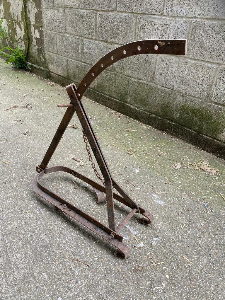 Pair of old vintage ladder cripples / ladder jacks in Aylsham