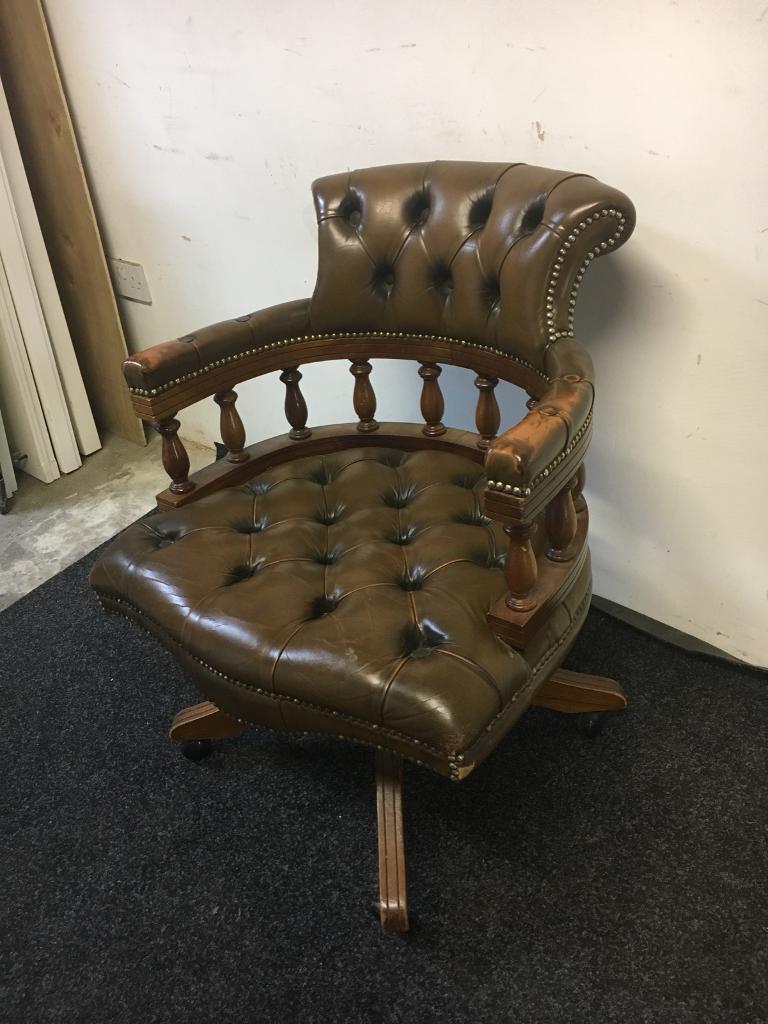 Genuine leather captains chair in Ibrox, Glasgow Gumtree