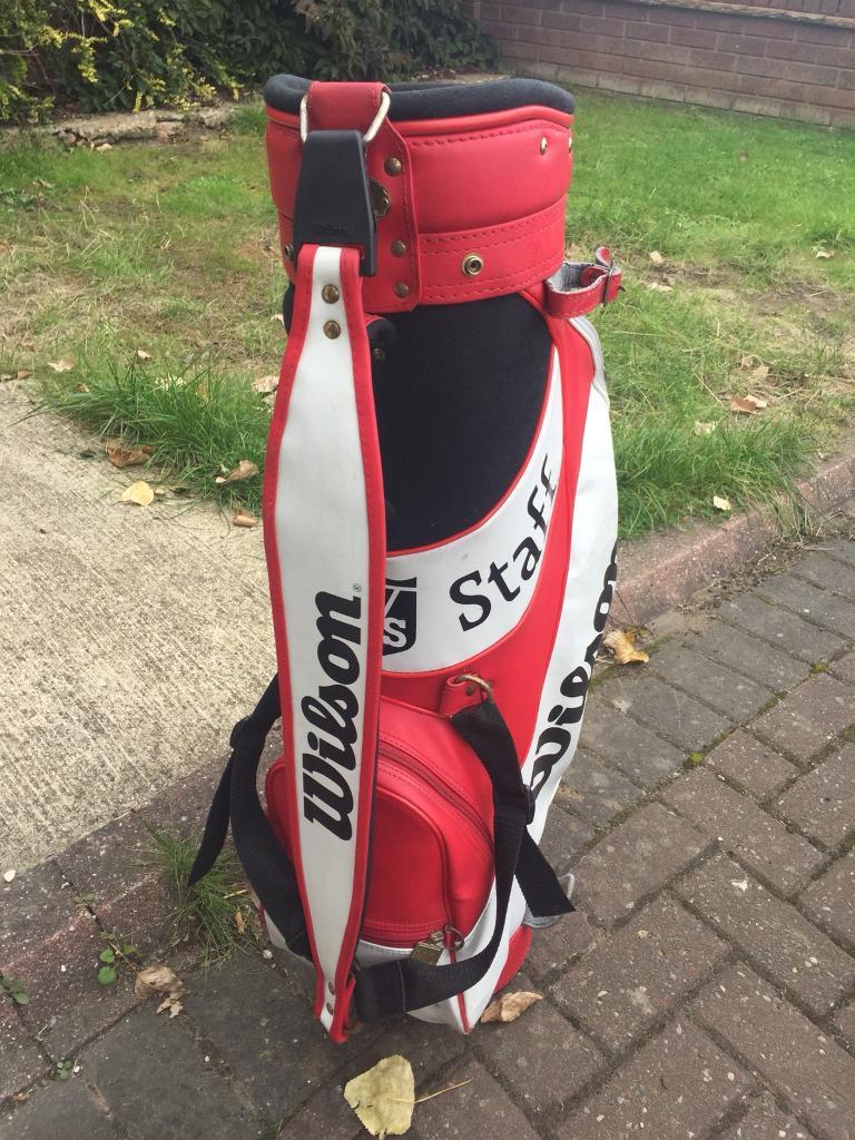 Wilson golf bag with 4 irons and a 3 wood in Sunderland, Tyne and