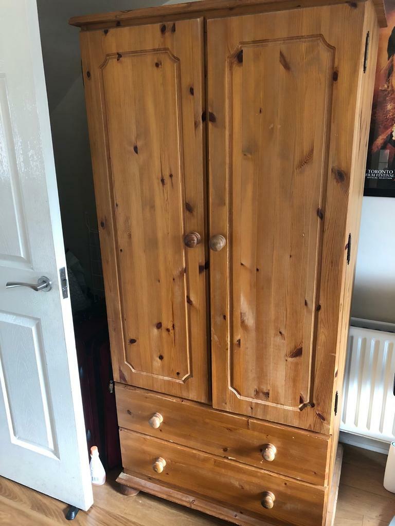Pine wardrobe and matching chest of drawers | in Botanic ...