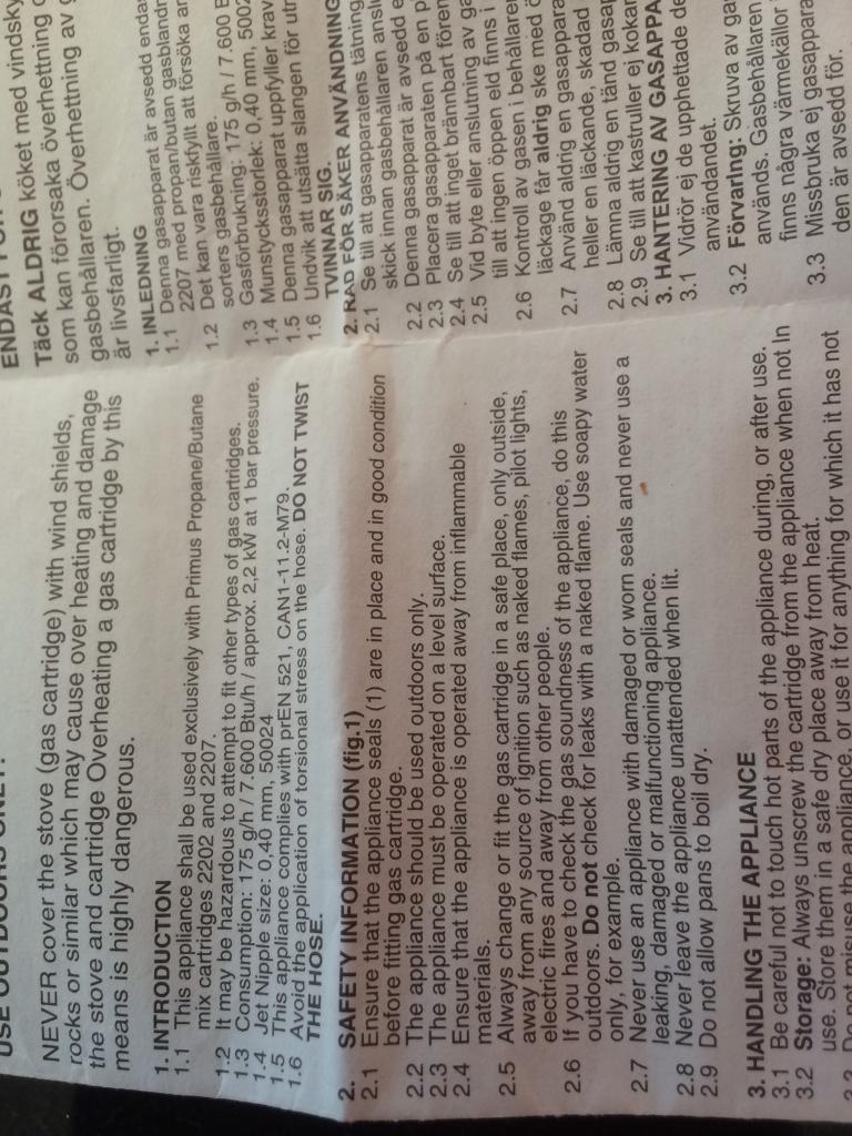 Primus 3 Way Fridge Manual