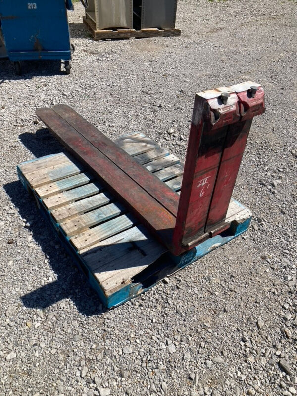 slightly used CASCADE Forklift Forks + 72" Long Class 4 +  17000 Capacity