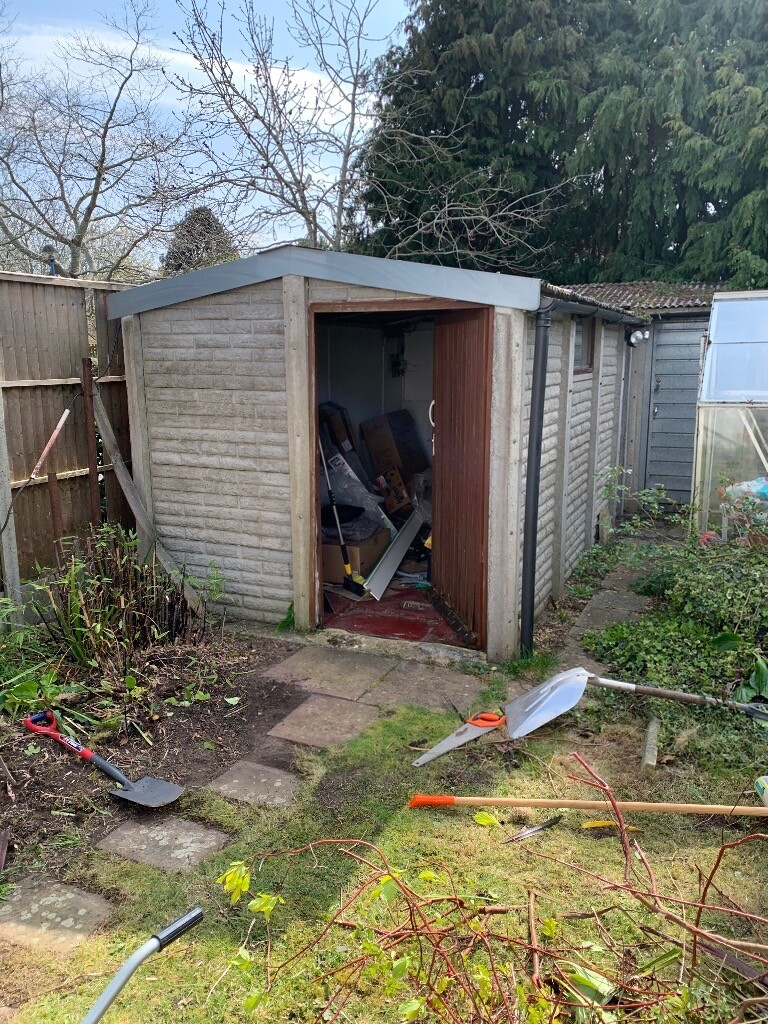 free shed but only if you can dismantle and collect in