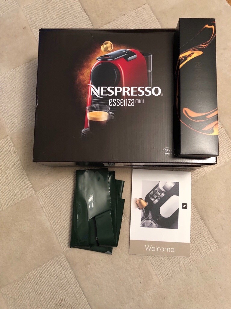 Brand new latest model Nespresso Essenza mini coffee espresso machine